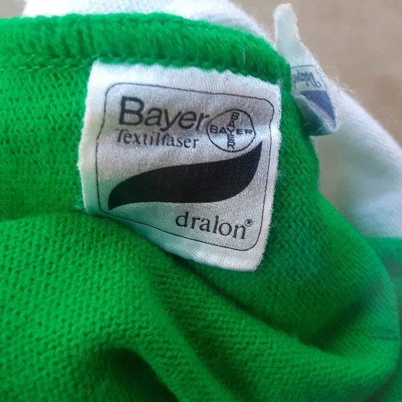 Vintage 1970s Acrylic Cycling Jersey By Valsport, 3 Rear Cargo Pockets, NOSWOT - Picture 7 of 8